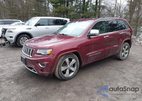 2016 Jeep Grand Cherokee Overland z USA, uszkodzony, nr VIN 1C4RJFCG1GC493602